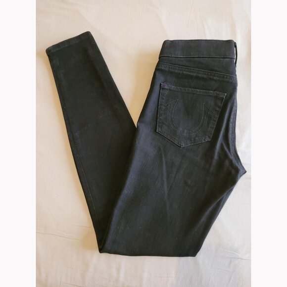 True Religion Black Pull-on Jeggings - Picture 3 of 13